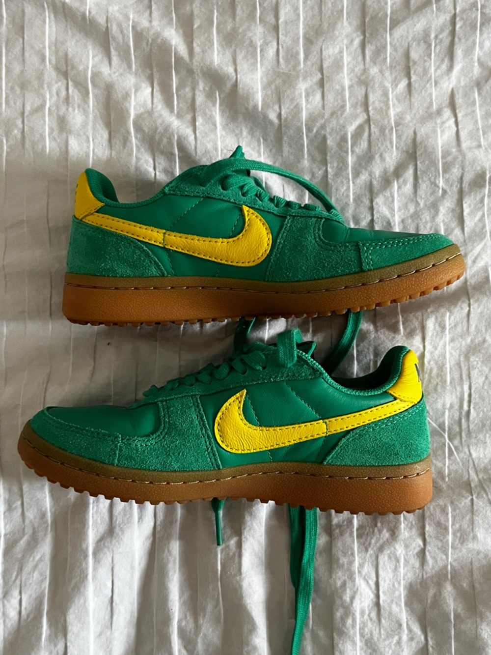 💚 Like NEW! Nike Field General 💛 Green & Yellow | Gum Sole | Rare UO Colorway